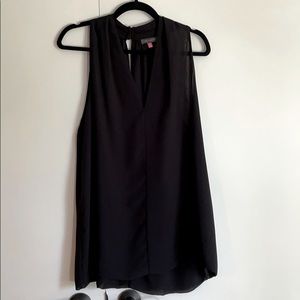 Black tunic blouse